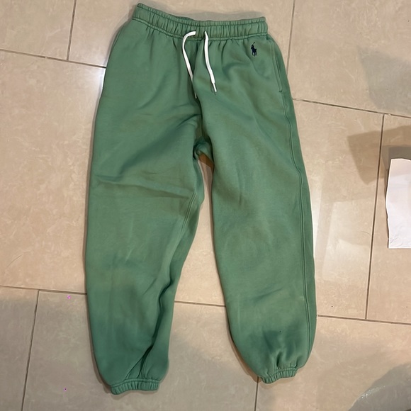 Ralph Lauren women’s size small green w navy polo - Picture 2 of 2